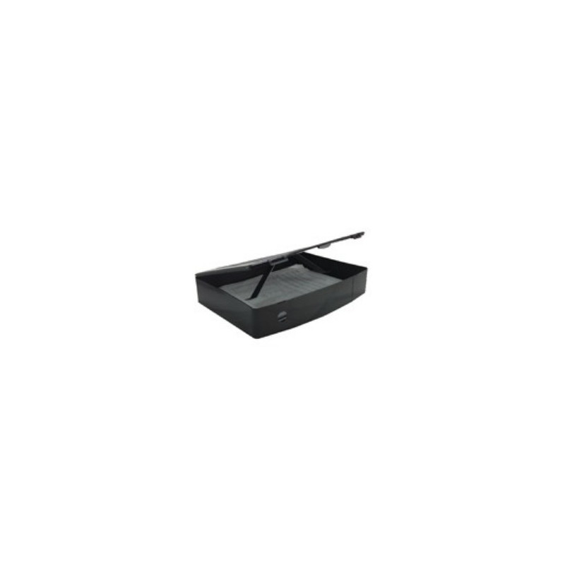 Q-Connect Box File Foolscap Polypropylene Black