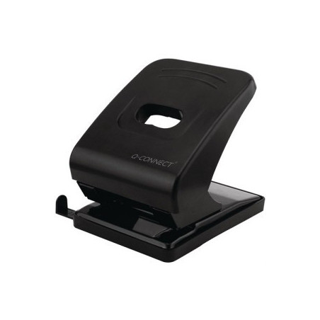 Q-Connect Heavy Duty Hole Punch Black KF01236