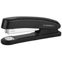 Q-Connect Plastic Full Strip Stapler Black KF01057