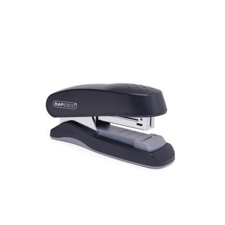 Rapesco Flat Clinch Half Strip Stapler Black 1064