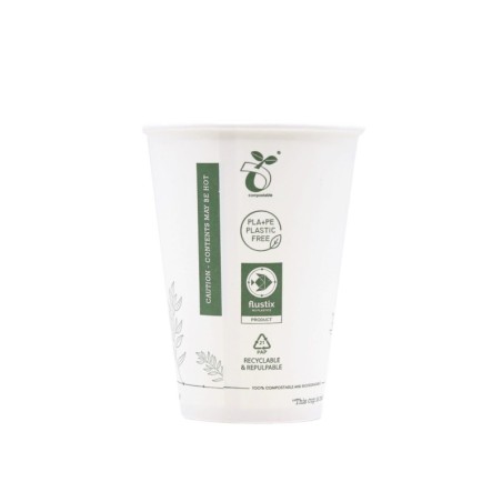 7oz White Greenspirit Aqueous SW Paper Vending Cup (20x50)