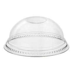 95mm Clear Greenspirit rPET Dome Lid N/Slot (JC2) (16x50)