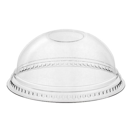 95mm Clear Greenspirit rPET Dome Lid N/Slot (JC2) (16x50)