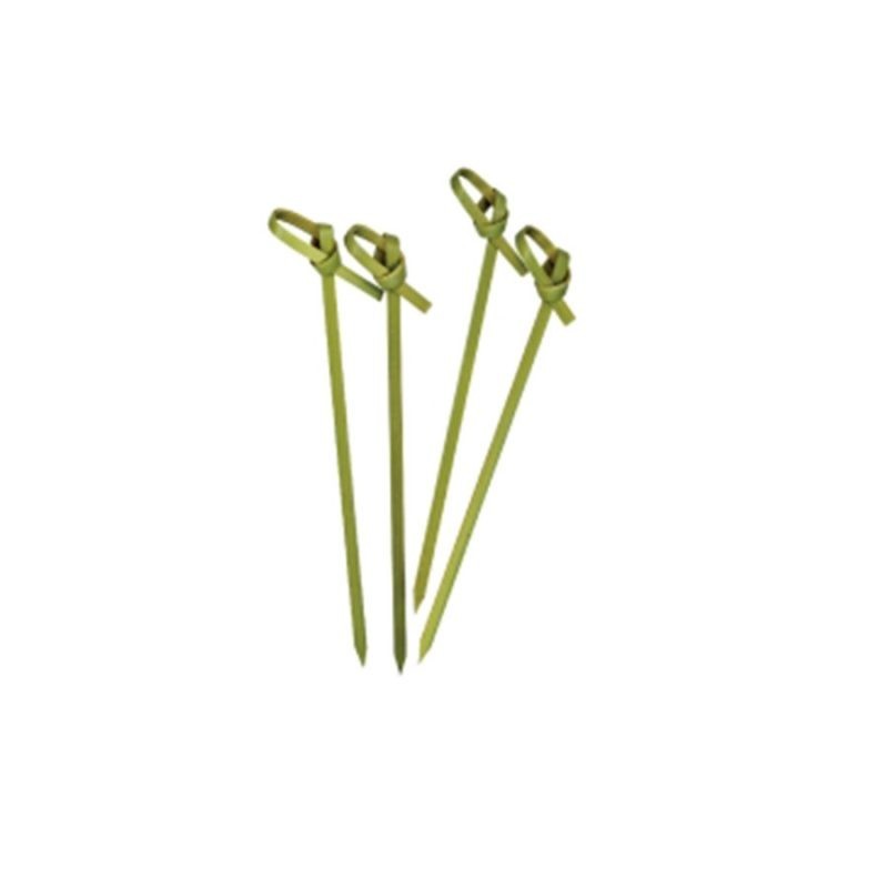 Looped bamboo skewer 90mm (10x100) - "SINGLE PACK"