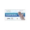 Medium Poly gloves clear embossed PE (100x100)