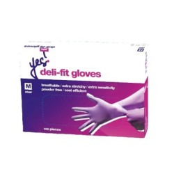 Deli fit glove PF clear Med...