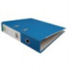 Q-Connect Lever Arch File Foolscap Paper-Backed Blue