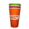 16oz Embossed "Happy Days" DW PE Hot Paper Cups (20x25)