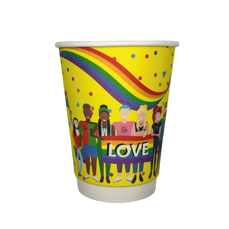 12oz Love DW PE Paper Hot Cups EU (20x25)