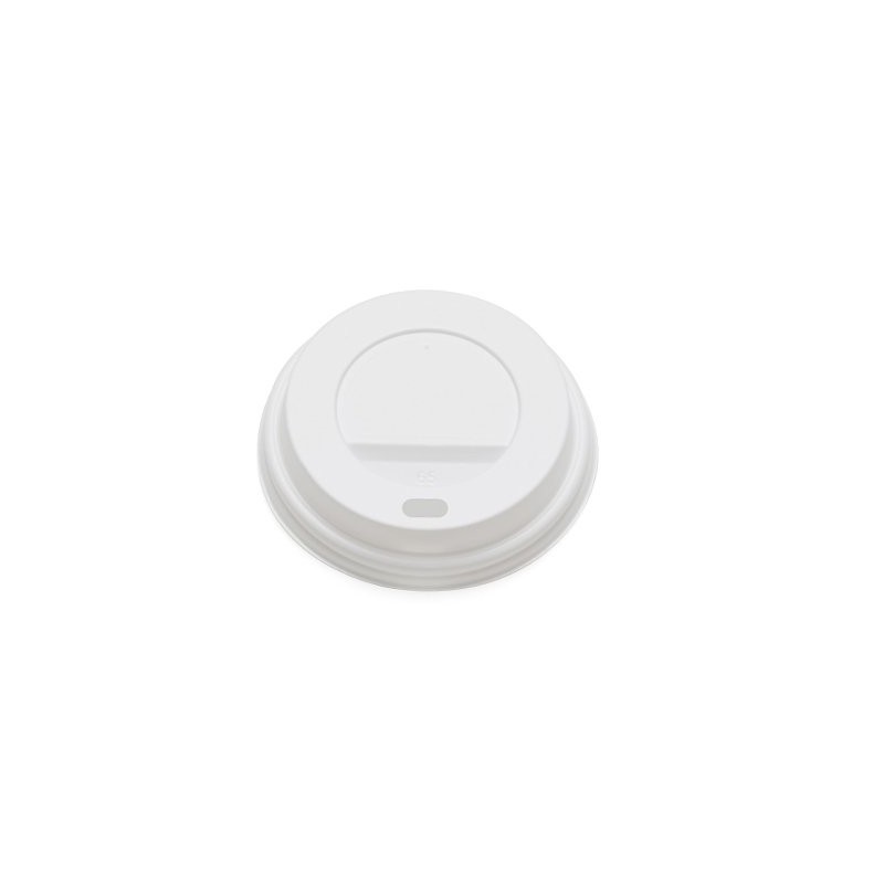 90mm White Hot Cup Lids - Huh (10/12/16oz ) (10 x 100)