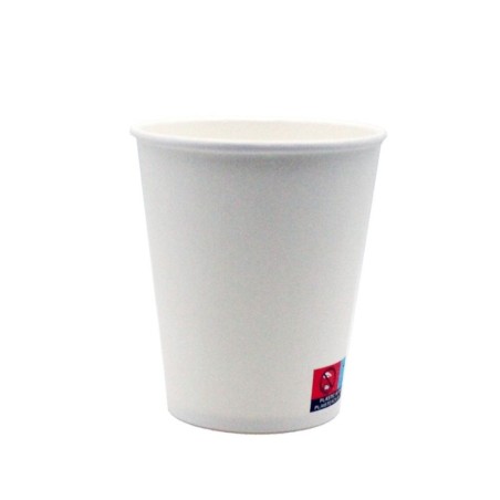 8oz White PE Single Wall Hot Cup (20x50)