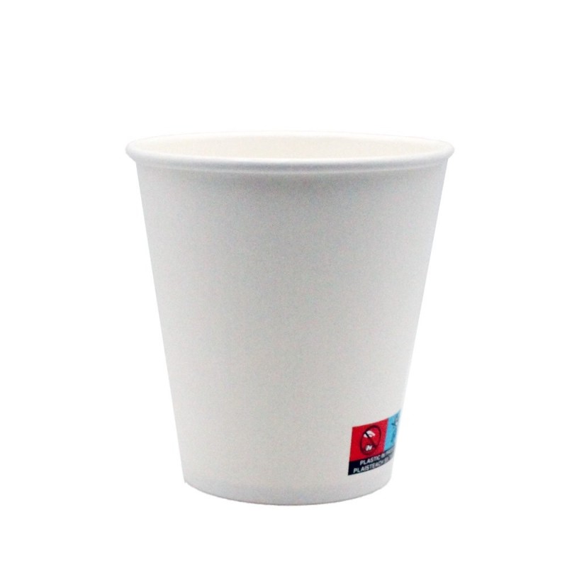 10oz White PE SW Paper Hot Cup (20x50)