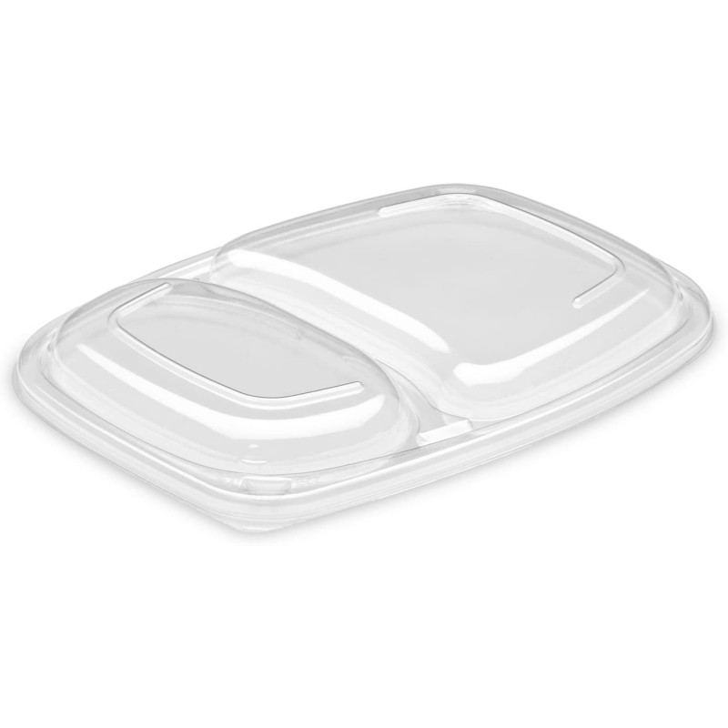 Lids For 34oz 2-Compartment Microwaveable Containers (16x20)