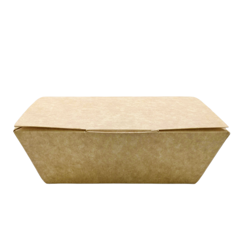 Medium Kraft nested takeaway box - 144x95x60mm (6 x 50's)