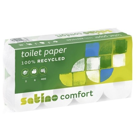 2ply Satino Comfort Toilet Paper 180 sheet Roll (MT1) (8x8)