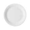 7" White Greenspirit Paper Plates (10x100)