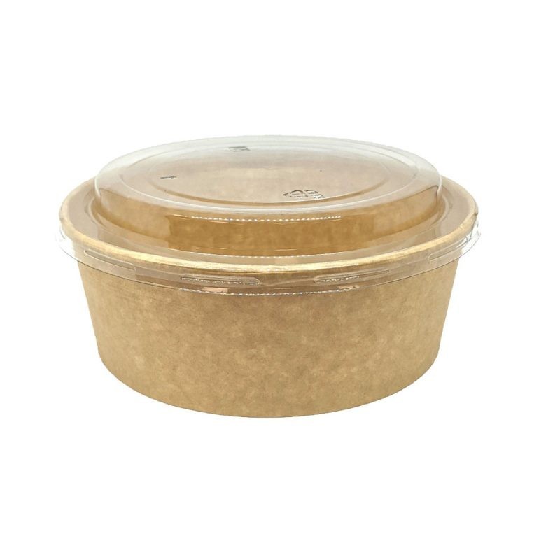 750ml Kraft Bowls PE (KB3) (6x50)