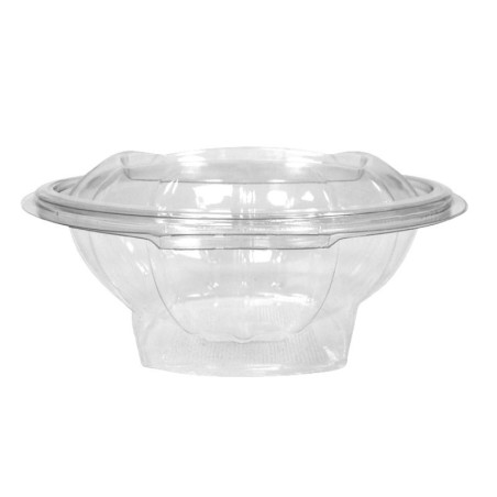 1000cc Round hinged salad container (4x50)