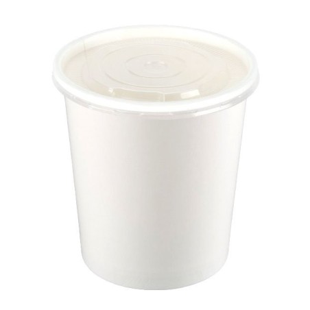 16oz Spiritpak Soup Container & Plastic Lid COMBI (250)