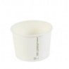 8oz White Compostable PLA Soup Container (20x50's)