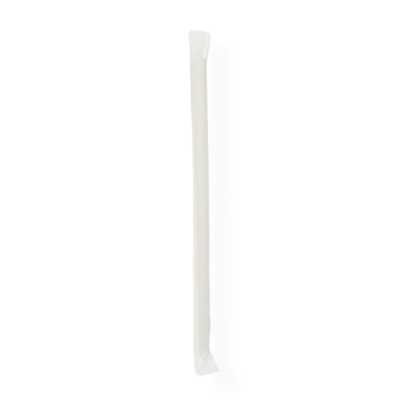 8x197mm, 4ply, Wrapped GS Paper Straws Kraft (48x100)