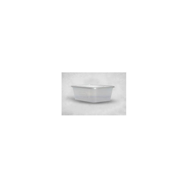 1000CC Satco Plastic Food Contaner & Lid (250)