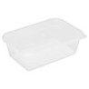 750ML Satco Plastic Food Contaner & Lid (250)