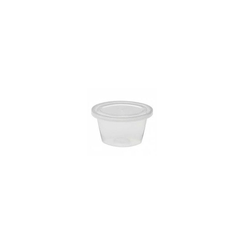 16OZ Satco Plastic  Pots & Lid (150)