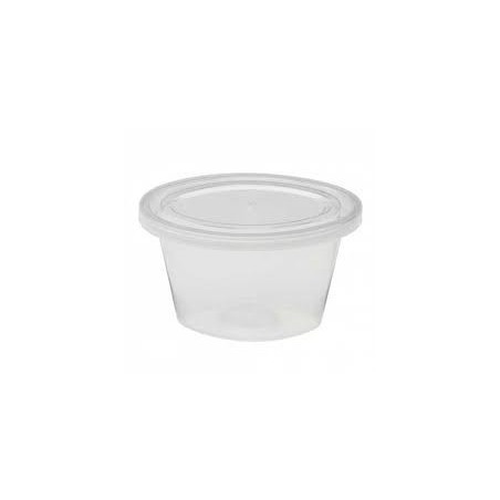 16OZ Satco Plastic  Pots & Lid (150)