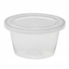 16OZ Satco Plastic  Pots & Lid (150)