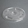 80mm Flat PS S/Slot Cold Cup Lids (MK80) (9-12oz) (20x100)