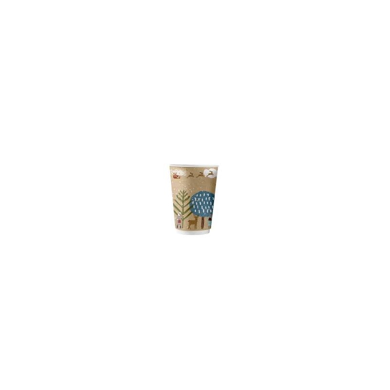 12oz Christmas Aqueous DW Hot Cups (20x25)