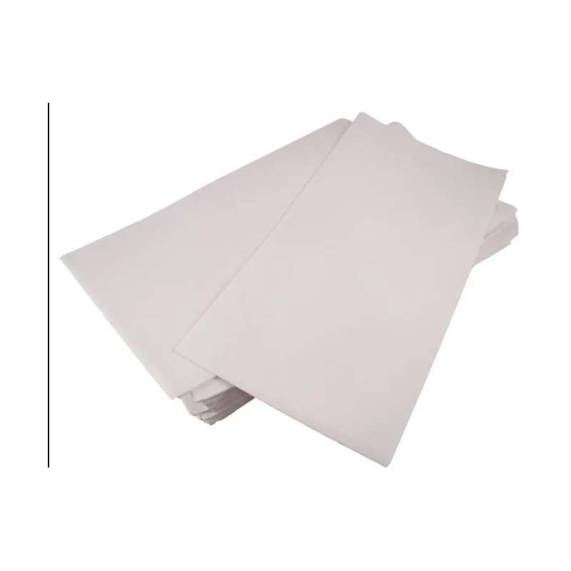 90x90cm Tamask White Table Cover (10 x 25)