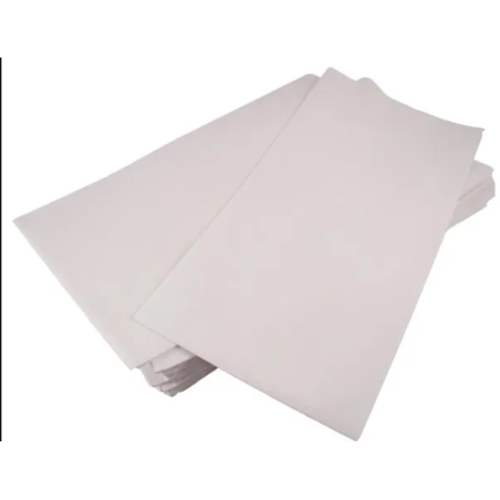 90x90cm Tamask White Table Cover (10 x 25)