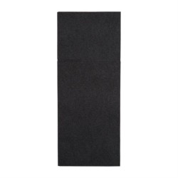 Tablin 40cm 8fold Black Napkin ( 10 x 50's )