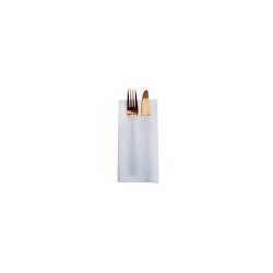 Logic8 40cm Airlaid pocket white napkins (20x25`s)