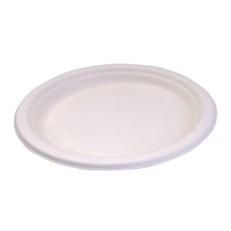 (10"254mm/ ) Bagasse Plate Biodegradable