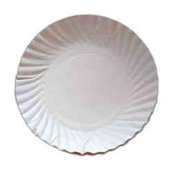 6" White Paper plate (10x100)