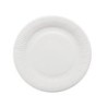 7" White Paper plate (10x100)