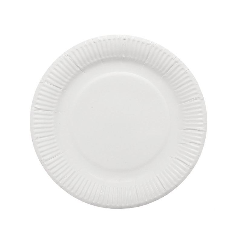 9" White Paper plate (10x100)