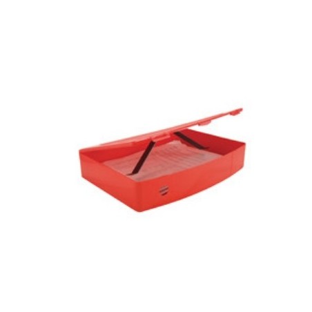 Q-Connect Box File Foolscap Polypropylene Red