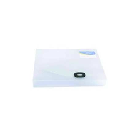 Rapesco A4 Rigid Wallet Box File 40mm Clear