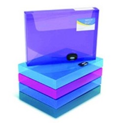 Rapesco A4 Rigid Wallet Box File 40mm Assorted