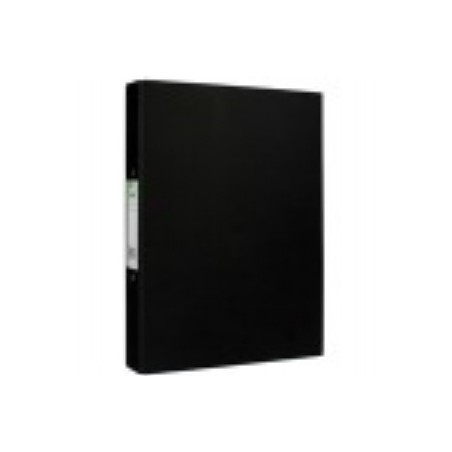 Q-Connect 2 Ring Binder A4 25mm Paper Over Board Black