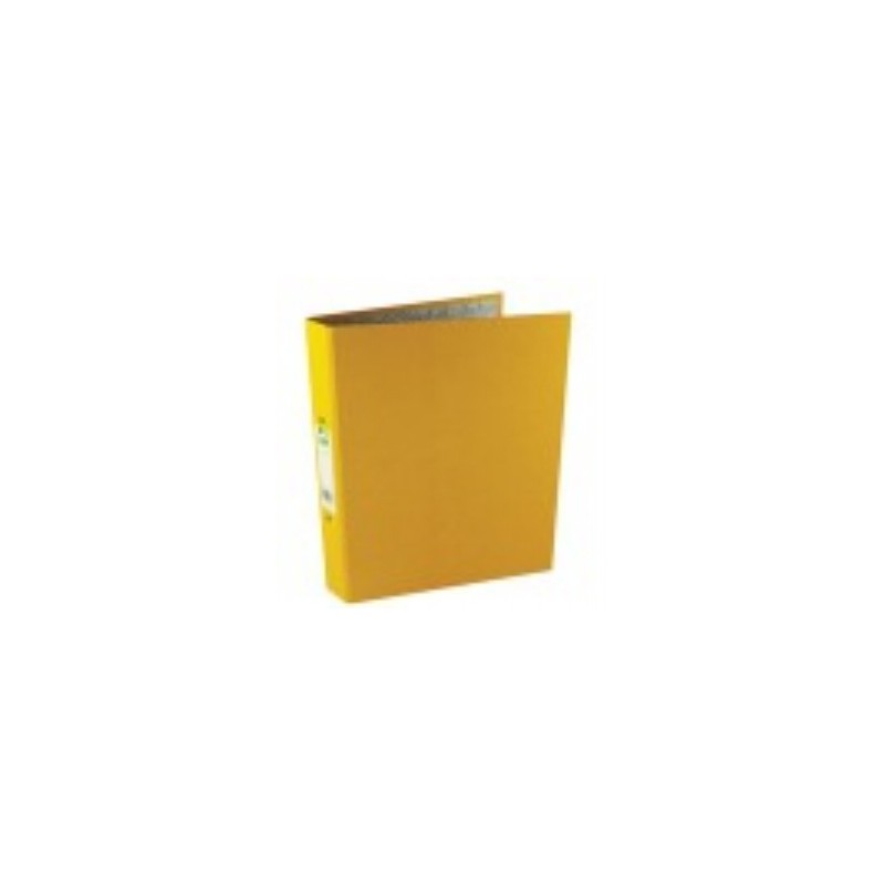 Q-Connect 2 Ring Binder A4 25mm Paper Over Board Yellow