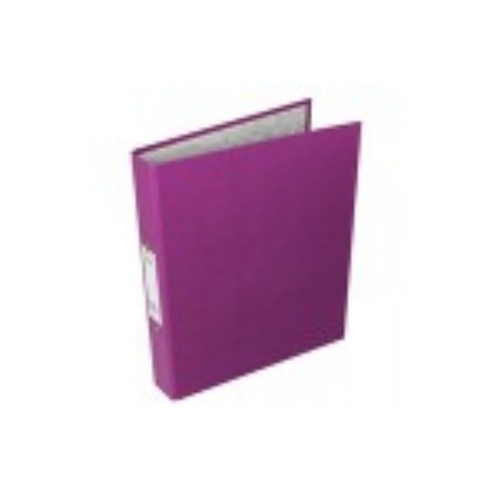 Q-Connect 2 Ring Binder A4 25mm Paper Over Board Purple