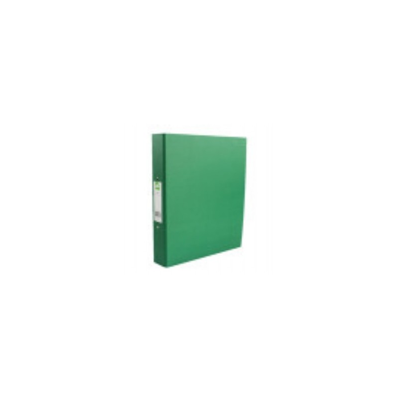 Q-Connect 2 Ring Binder A4 25mm Paper Over Board Green