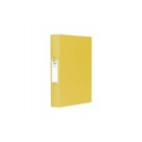 Q-Connect 2-Ring Binder A4 25mm Polypropylene Yellow