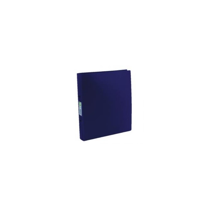 Q-Connect 2 Ring Binder A4 Polypropylene Opaque Frosted Blue