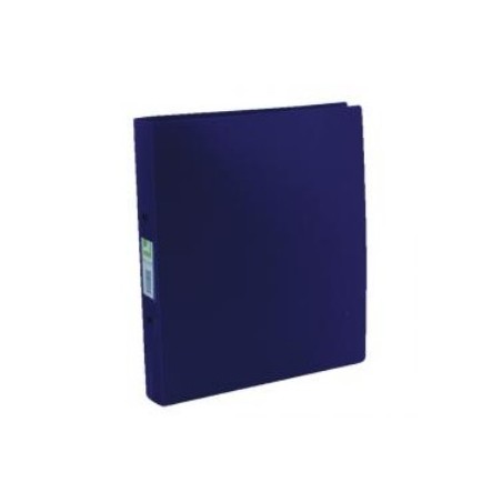 Q-Connect 2 Ring Binder A4 Polypropylene Opaque Frosted Blue